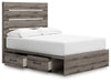 Graystorm Bed with Storage - Golden Home Furniture (Columbus, OH) - Multi Location