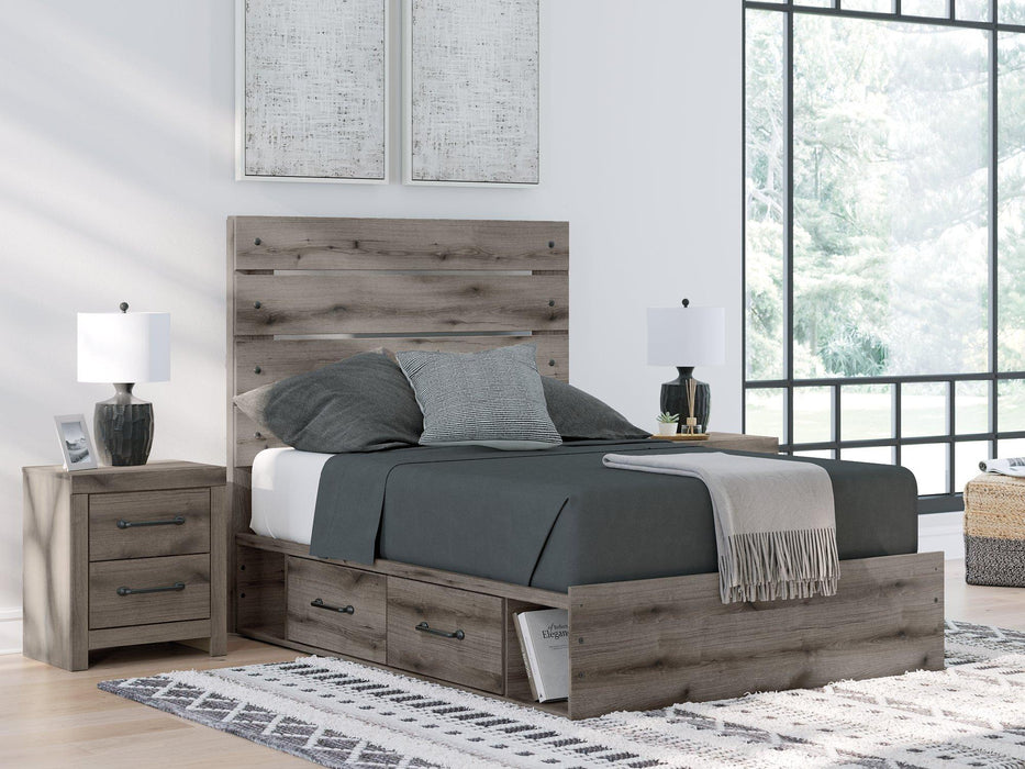 Graystorm Bed with Storage - Golden Home Furniture (Columbus, OH) - Multi Location