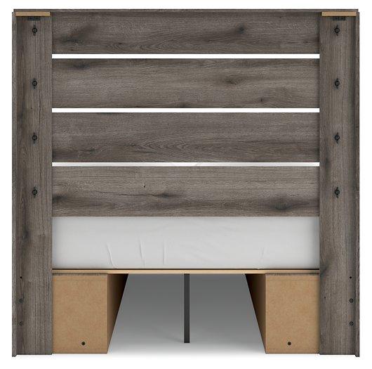 Graystorm Bed with Storage - Golden Home Furniture (Columbus, OH) - Multi Location