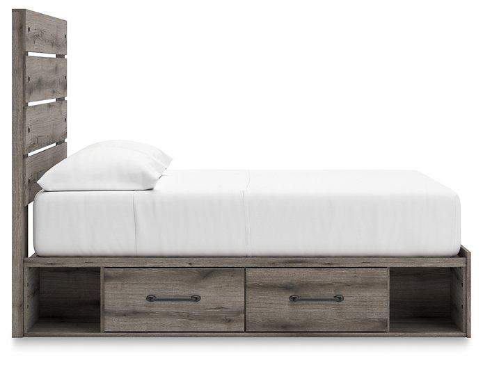 Graystorm Bed with Storage - Golden Home Furniture (Columbus, OH) - Multi Location