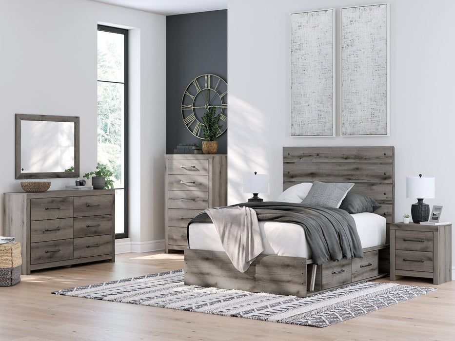 Graystorm Bed with Storage - Golden Home Furniture (Columbus, OH) - Multi Location
