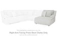Top Tier Sectional Sofa Chaise - Golden Home Furniture 