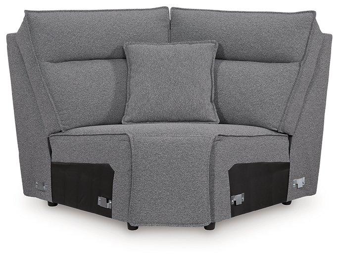 Modmax II Power Reclining Sectional with Audio Consoles - Golden Home Furniture 
