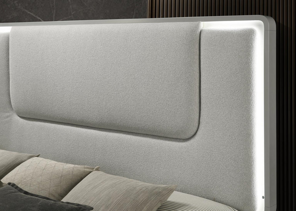 Cool Gray Queen Bed