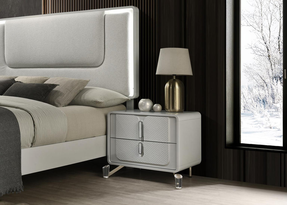 Cool Gray King Bed
