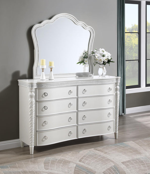 Queen Bed - Dresser - Mirror