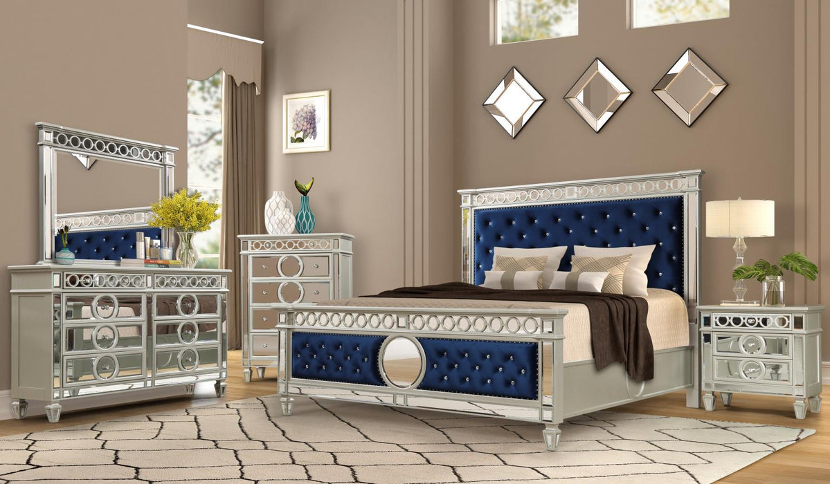 B035 Bed Frame-Dresser-Mirror-Chest-Nightstand