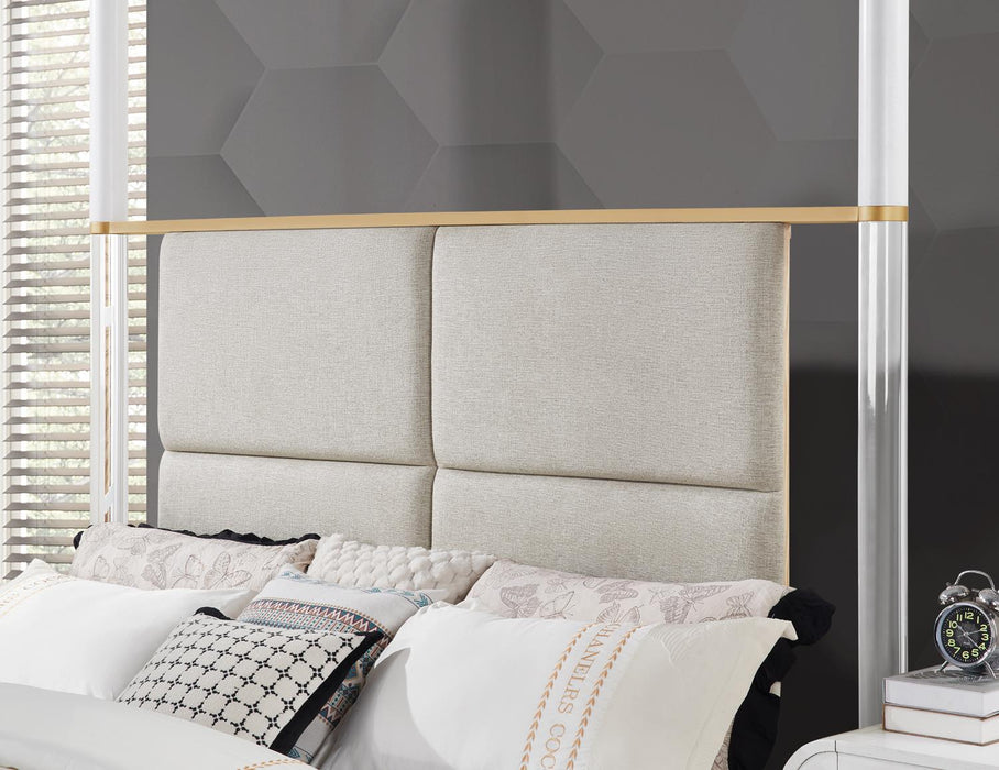 White Canopy Queen Bed