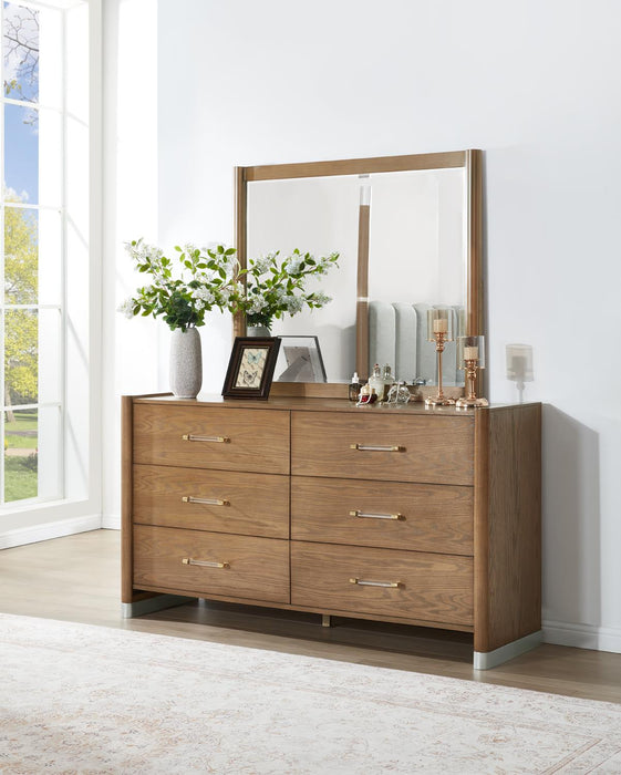 King Bed Frame - Dresser - Mirror - Chest - Nightstand