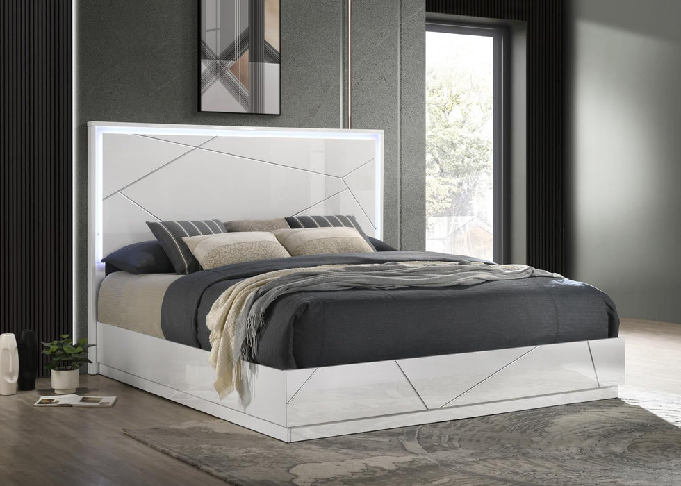 Queen Bed Frame - Dresser - Mirror - Chest - Nightstand