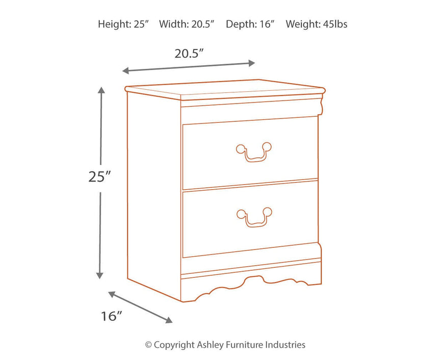 Anarasia Nightstand - Golden Home Furniture 