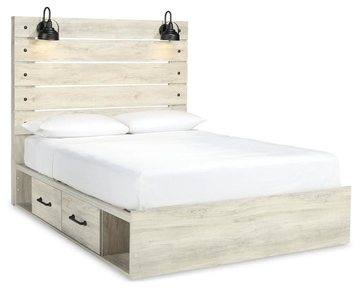 Cambeck Bed with 2 Storage Drawers - Golden Home Furniture 