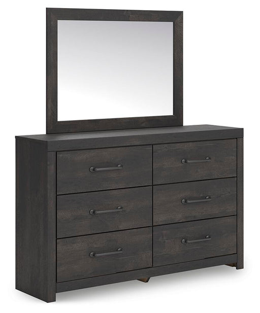 Hollivern Dresser and Mirror - Golden Home Furniture 
