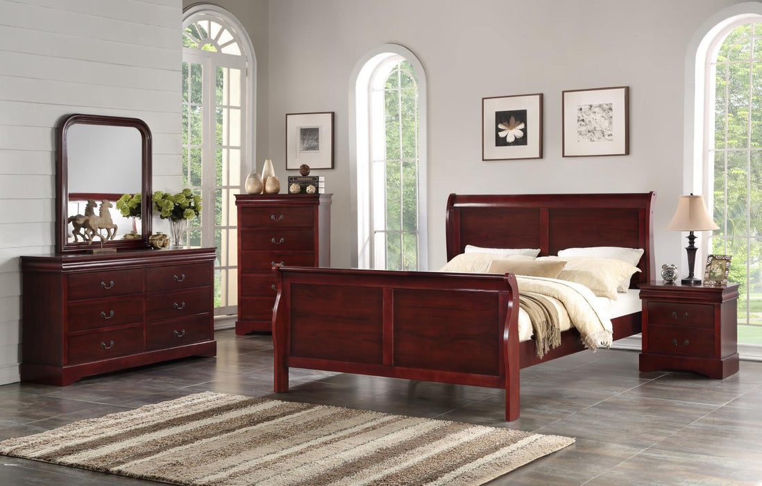 Queen Bed-Dresser-Mirror