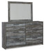 Baystorm Dresser and Mirror - Golden Home Furniture 
