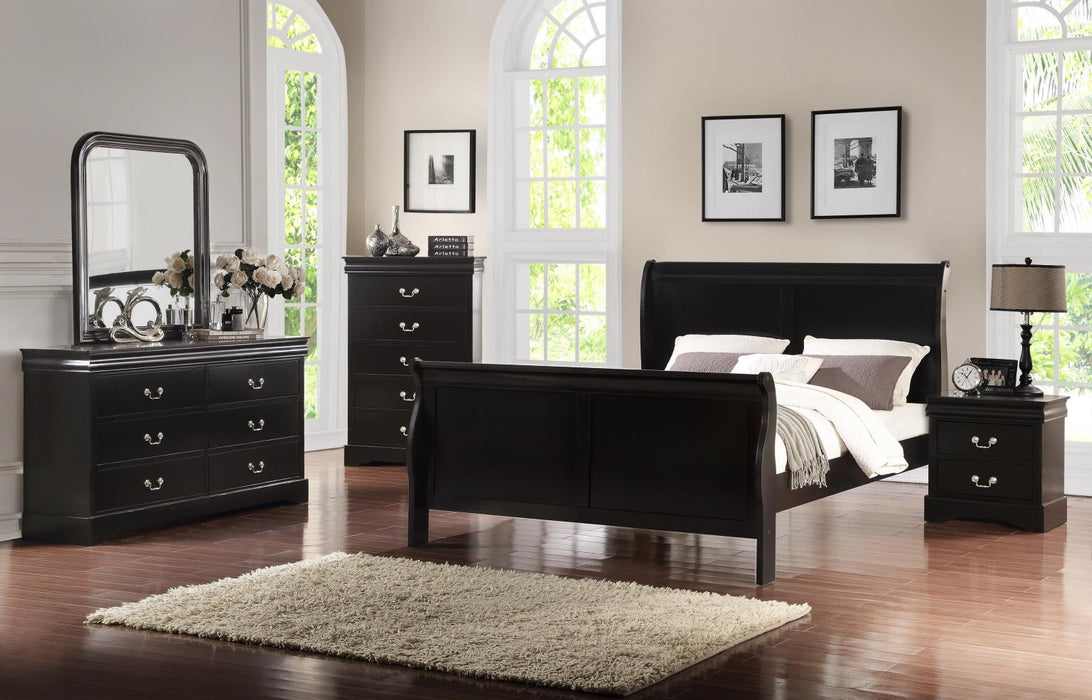 King Bed-Dresser-Mirror