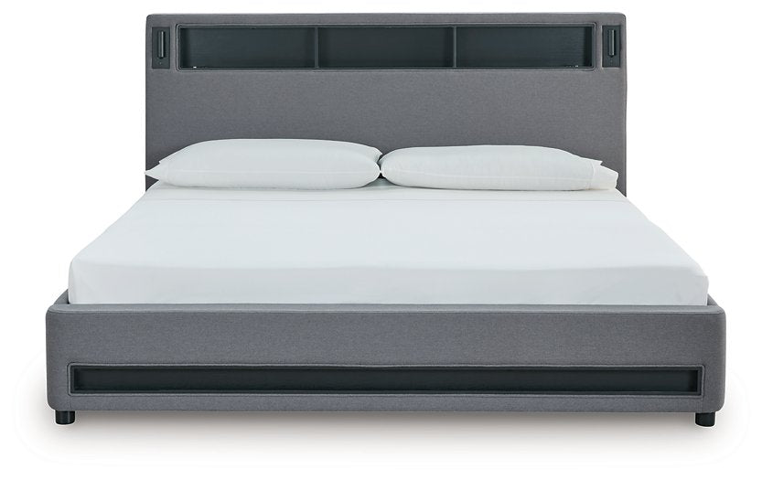 Verishaw Upholstered Bed - Golden Home Furniture 