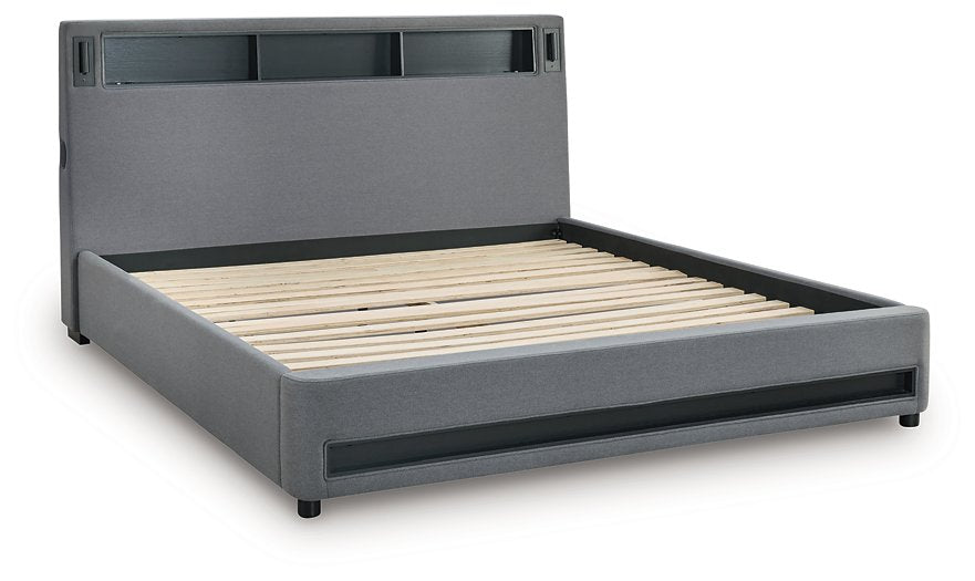 Verishaw Upholstered Bed - Golden Home Furniture 