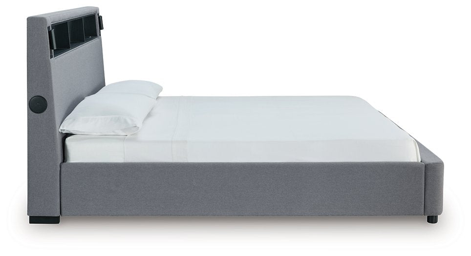 Verishaw Upholstered Bed - Golden Home Furniture 