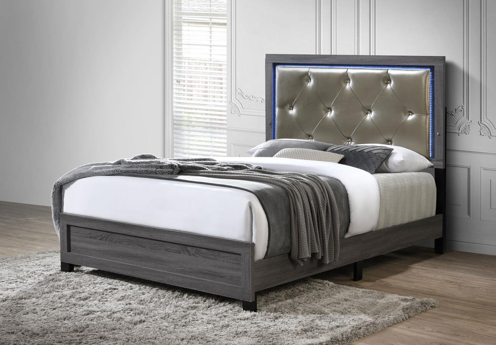 Full Bed-Dresser-Mirror