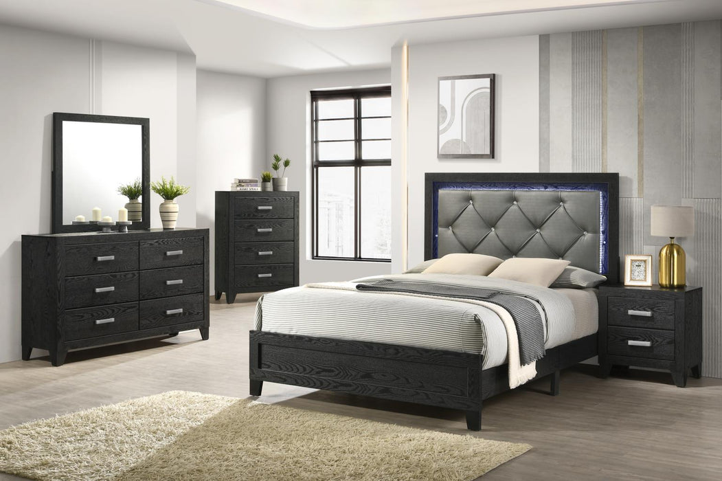 Queen Bed Frame - Dresser - Mirror - Chest - Nightstand