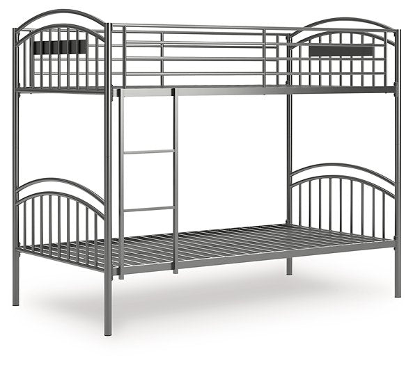 Lanceburg Bunk Bed with Ladder - Golden Home Furniture (Columbus, OH) - Multi Location