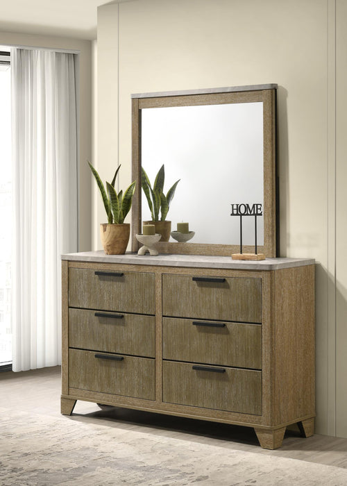 Queen Bed Frame - Dresser - Mirror - Chest - Nightstand