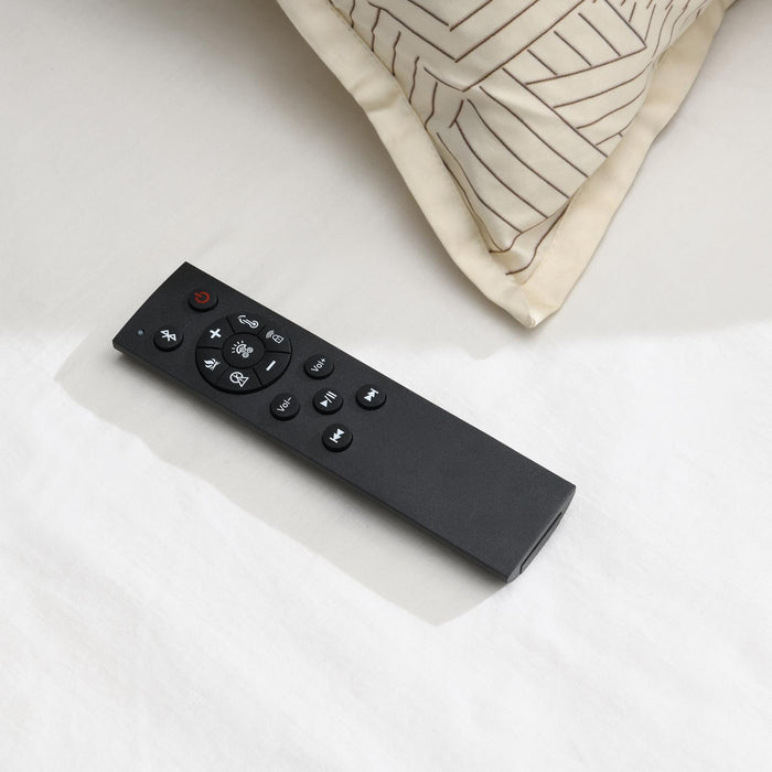 B544 Gray Velvet Bed With Fireplace-Bluetooth Speaker-Usb
