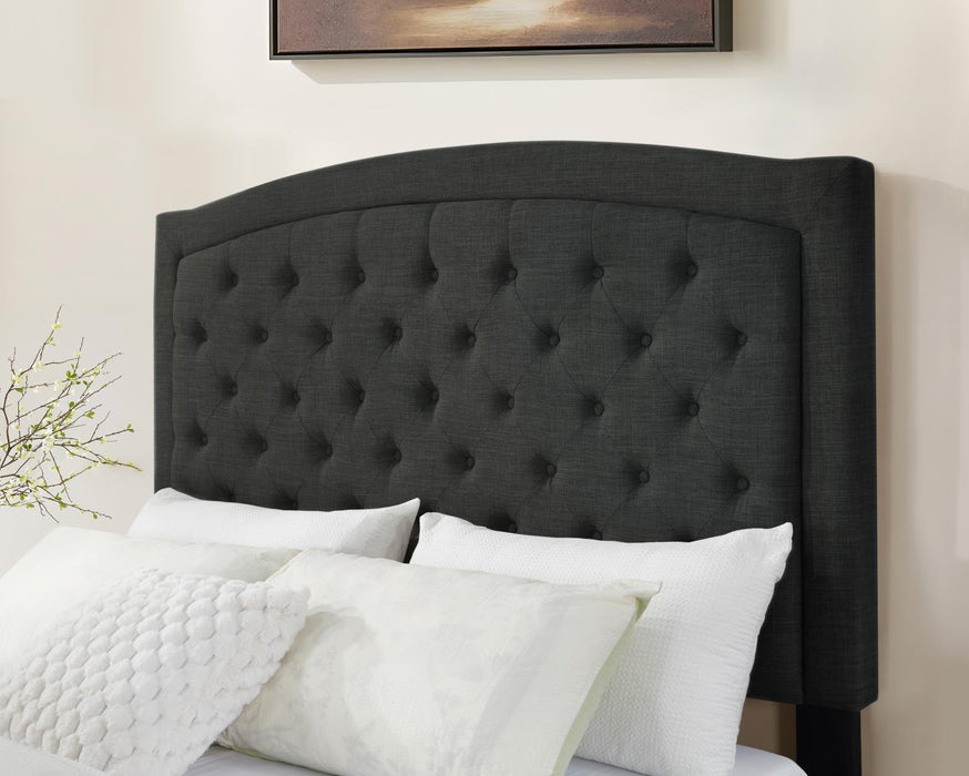 Charcoal Gray Twin Bed