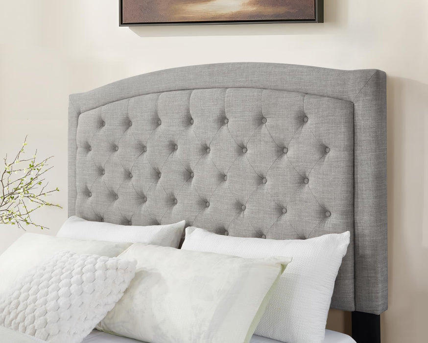 Light Gray Twin Bed