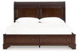 Trellington Sleigh Storage Bed - Golden Home Furniture 