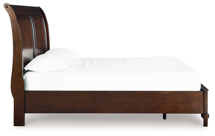 Trellington Sleigh Storage Bed - Golden Home Furniture 