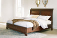 Trellington Sleigh Storage Bed - Golden Home Furniture 