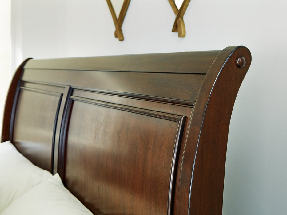 Trellington Sleigh Storage Bed - Golden Home Furniture 