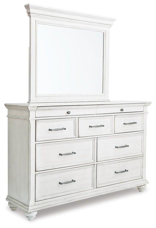 Kanwyn Dresser and Mirror - Golden Home Furniture 