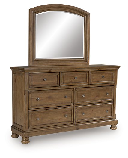 Feddinger Dresser and Mirror - Golden Home Furniture (Columbus, OH) - Multi Location