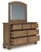 Feddinger Dresser and Mirror - Golden Home Furniture (Columbus, OH) - Multi Location
