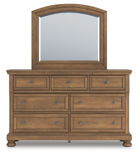 Feddinger Dresser and Mirror - Golden Home Furniture (Columbus, OH) - Multi Location