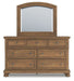 Feddinger Dresser and Mirror - Golden Home Furniture (Columbus, OH) - Multi Location