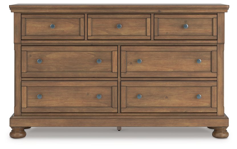 Feddinger Dresser and Mirror - Golden Home Furniture (Columbus, OH) - Multi Location