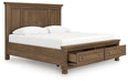 Feddinger Panel Storage Bed - Golden Home Furniture (Columbus, OH) - Multi Location