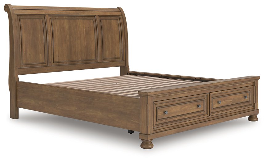 Feddinger Panel Storage Bed - Golden Home Furniture (Columbus, OH) - Multi Location