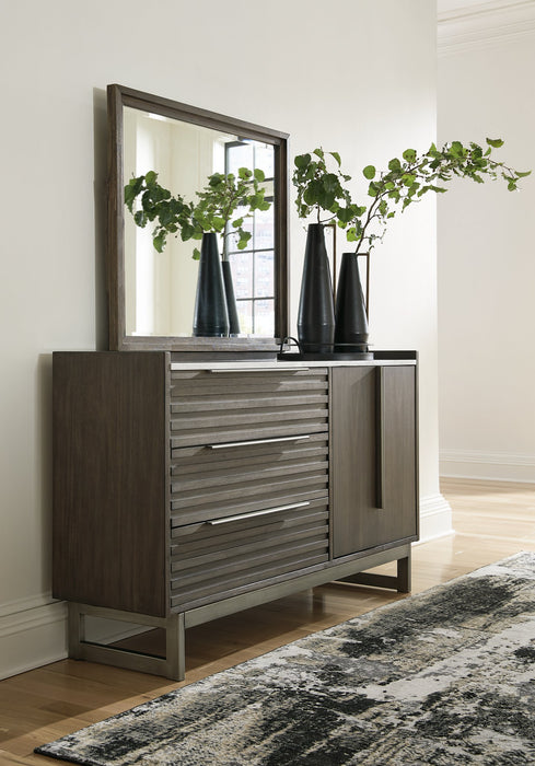 Arkenton Dresser and Mirror - Golden Home Furniture (Columbus, OH) - Multi Location