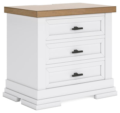 Ashbryn Nightstand - Golden Home Furniture 