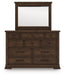 Taffenbrook Dresser and Mirror - Golden Home Furniture 