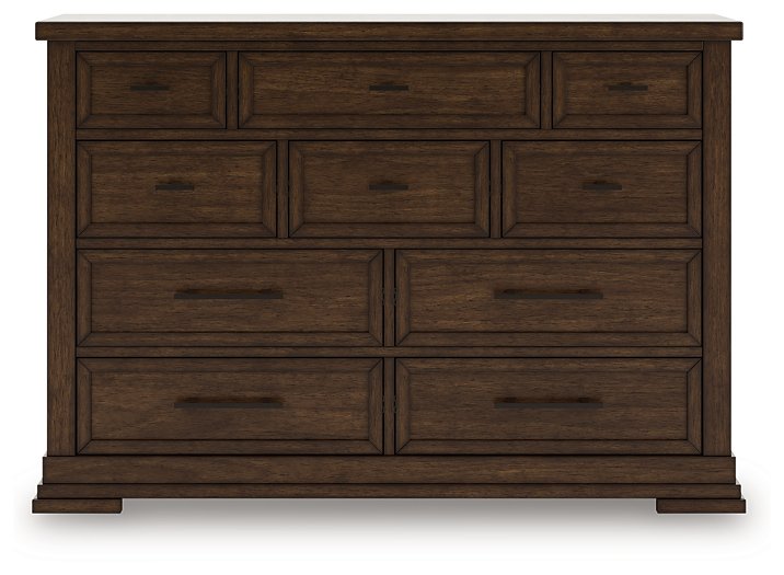 Taffenbrook Dresser and Mirror - Golden Home Furniture 