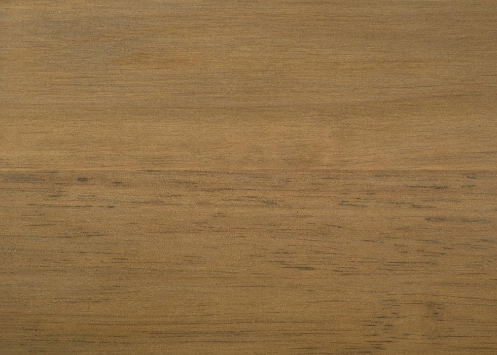 D072 Antique Oak Rectangular Dining Table Top Color-Golden Flower Marble