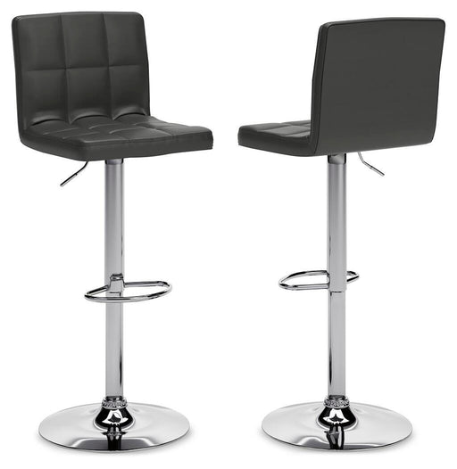 Bellatier Adjustable Height Bar Stool - Golden Home Furniture 