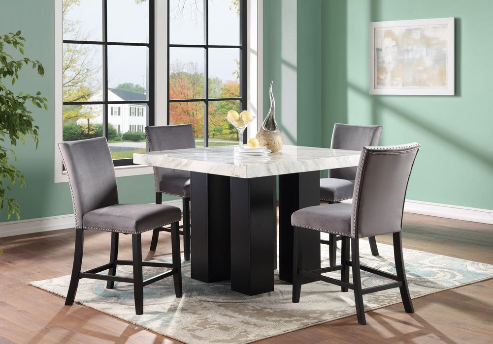 D130 Counter Table With 4 Chairs