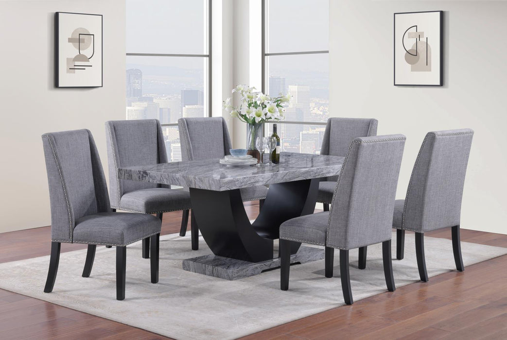 D144 Dining Table With Side Chairs